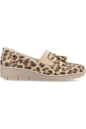 Rieker Womens Cream Elasticated Shoeseu42