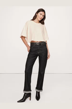 Banana Republic Oversized Vintage Cotton Cropped T-Shirtlarge