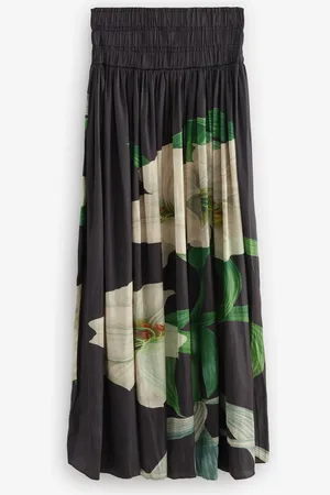 Next Kew Collection Satin Plisseret Maxi Nederdele46