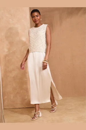 Love & Roses Crochet Chevron Stitch 2-In-1 Dress44