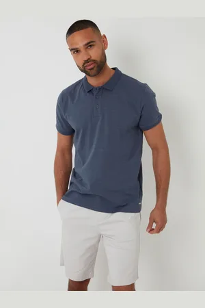Threadbare Textured 100% Cotton Jersey Polo Shirtmedium