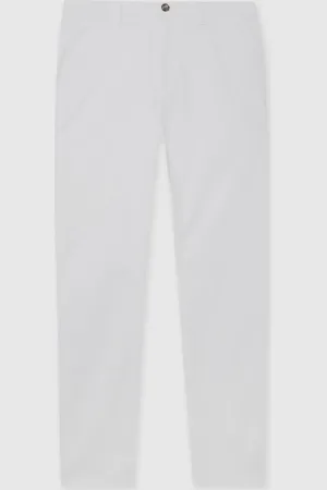 Reiss Pitch Slim Fit Washed Bomuld Blend Chinos32