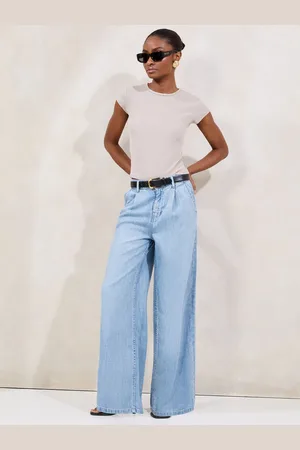 Lipsy London Light Weight Tailored Wide Leg Jeans36