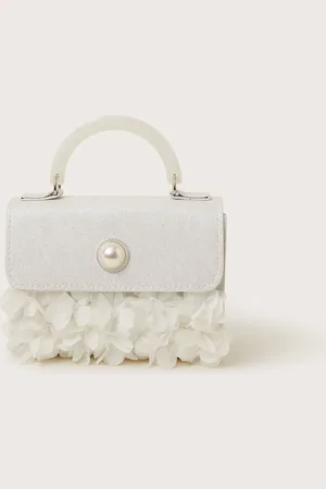 Monsoon Shimmery Petal Pearl HandbagEn