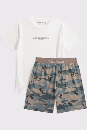 Abercrombie & Fitch Logo T-shirt & shorts Pyjamassæt15 - 16 år (170 - 176cm)