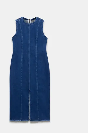 mint&berry Sleeveless Denim Midi Dress36