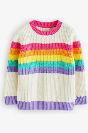 Little Bird Colourful Knitted 100% Cotton Jumper6 - 7 år (116 - 122cm)