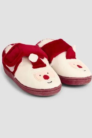 JoJo Maman Bébé Christmas Santa Slipper Shoes