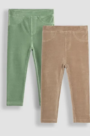 JoJo Maman Bébé 2-Pack Jersey Cord Leggings4 - 5 år (104 - 110cm)