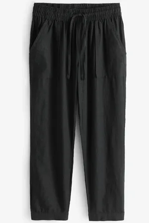Threadbare Petite Hør Blend Tilspidsede bukser38