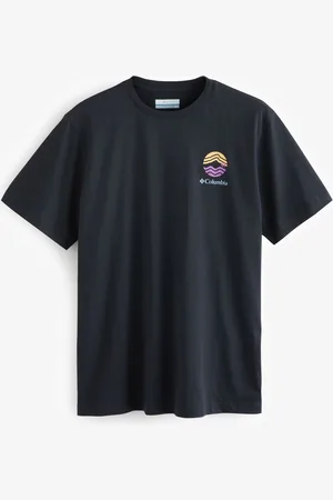 Columbia Kettle River Outdoor 100% Organic Cotton Black T-Shirtlarge
