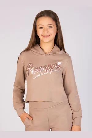 Pineapple Logo Girls Crop Hoodie11 - 12 år (146 - 152cm)
