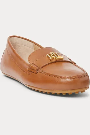 Ralph Lauren Barnsbury Nappa Leather Loafers Shoes