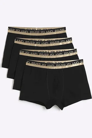 River Island Gold Trunks 4 PackS