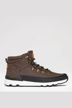 Threadbare Contrast Sole Hiker Boots
