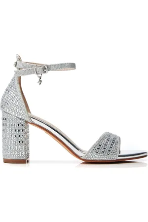 Moda In Pelle Rubiana Block Heel Open Toe Black Sandals