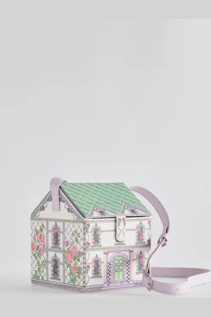 Cath Kidston Christmas House Cross-Body 100% Cotton BagEn