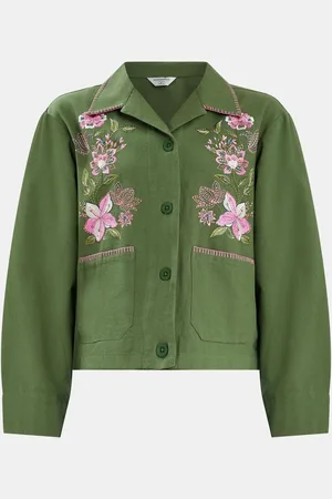 Accessorize Jasmine Embroidered 100% Cotton Jacketsmall