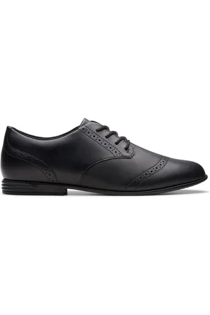 Clarks Læder Finja Broguesko Youth Sko7