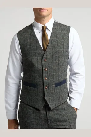 Antique Rogue Emerson Grey Waistcoat54 Regular (UK 44 R)
