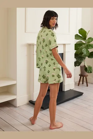 Chelsea Peers Cactus Print Short Pyjamas Set56