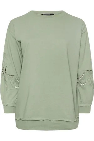 Evans Cutwork Crew Neck 100% Cotton Sweatshirt50-52