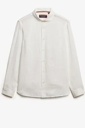 Superdry Embroidered Vacation 100% Linen Shirtlarge