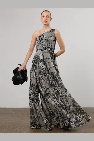 Religion One Shoulder Maxi Dress With Full Floaty Skirt40