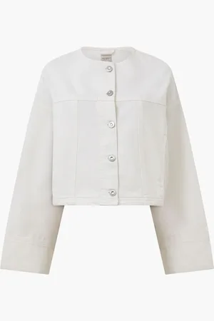 French Connection 100% Cotton Denver Denim Wide Sleeve JacketXL
