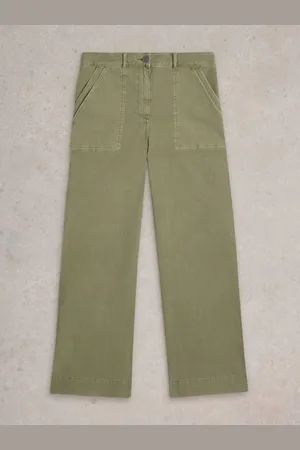 White Stuff Twister Chino Wide Leg Trousers40lang