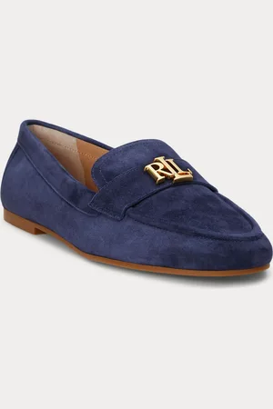 Ralph Lauren Averi Suede Leather Loafers