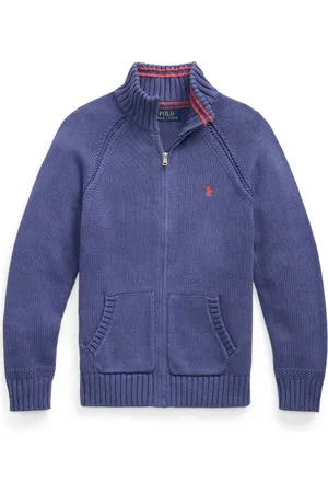 Ralph Lauren Zip Through 100% Cotton Hoodie116122cm