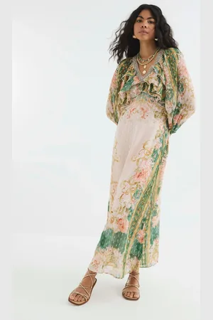 River Island V-Neck Ruffle Maxi Dress44