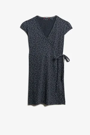 Superdry Athletic Essentials Wrap 100% Cotton Dress36