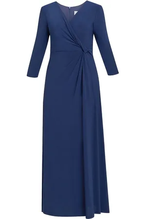 Gina Bacconi Celine Jersey Wrap Maxikjole44