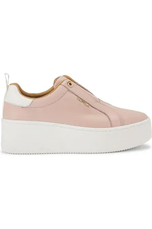 Carvela Pink Connected Laceless Trainers
