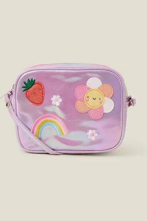 Accessorize Girls Embroidered Camera BagEn