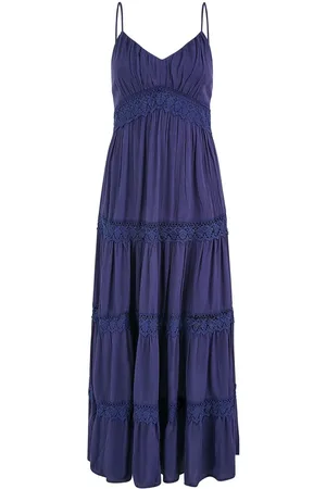 Yumi Lace Tiered Strappy Maxi Dress38