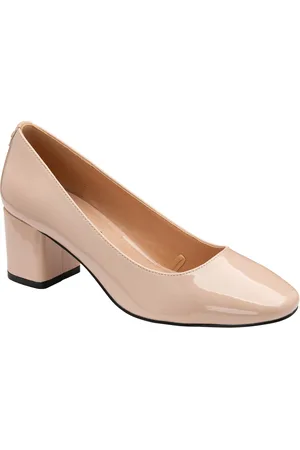 Ravel Patent Block-Heel Court Shoes