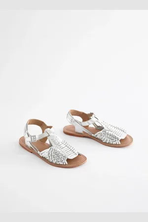 Next Leather Weave Huaraches Sandals