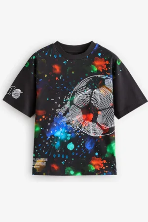 Next 100% Cotton Relaxed Fit Short Sleeve Graphic T-Shirt (3-16yrs)15 år (170cm)