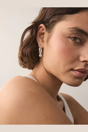 Next Ball Hoop Earrings Made With Recycled BrassEn