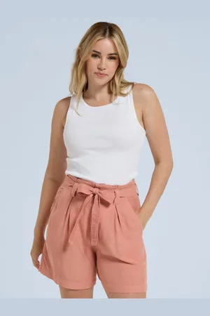 Animale Loren Paper Bag Shorts34