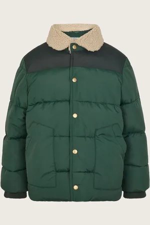 Monsoon Teddystof Krave Puffer Jakke5 - 6 år (110 - 116cm)