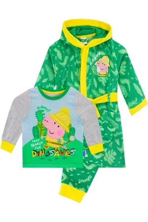 Character 100% Cotton George Pig Dressing Gown and Pyjamas Set2 - 3 år (92 - 98cm)