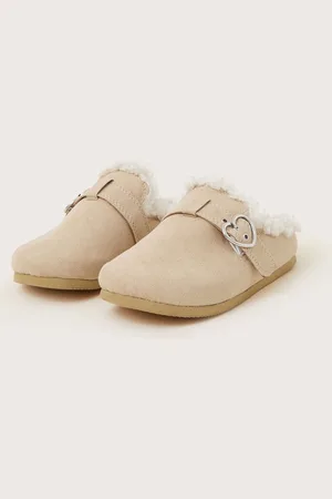 Monsoon Borg Lined Buckle Slipper Clogs