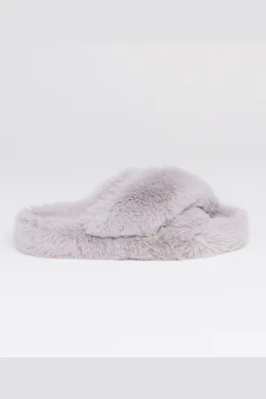Boux Avenue Cross Band SlippersUK 3 - 4