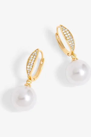 Jon Richard Cubic Zirconia Hoop Earringsen