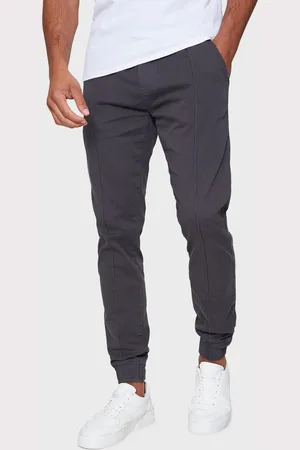 Threadbare Slim Fit Cuffed Casual Trousers With StretchM