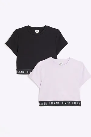 River Island Girls Waist Band T-Shirts 2 Pack9 - 10 år (134 - 140cm)